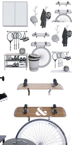 運(yùn)動(dòng)用品、運(yùn)動(dòng)器材與運(yùn)動(dòng)護(hù)具3D模型 數(shù)字化助力戶外用品銷售